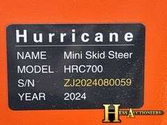 HURRICANE  HRC700  MINI COMPACT TRACK LOADER