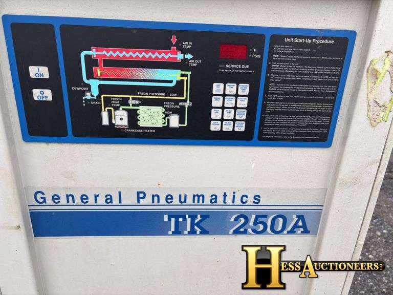 GENERAL PNEUMATIC   TK250A  COMPRESSED AIR DRYER