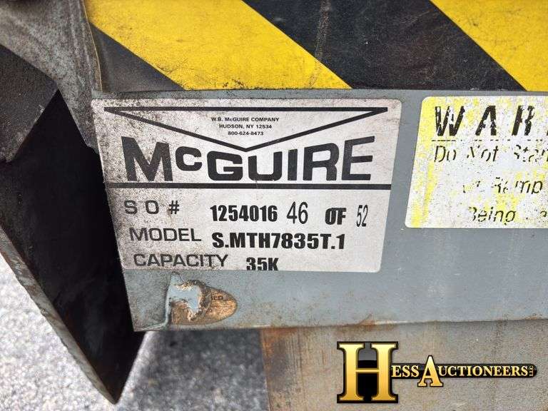 MCGUIRE  DOCK PLATE