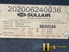 SULLAIR  185DDPQKU4F  AIR COMPRESSOR