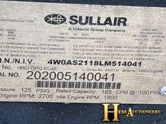 SULLAIR  185DDPQKU4F  AIR COMPRESSOR
