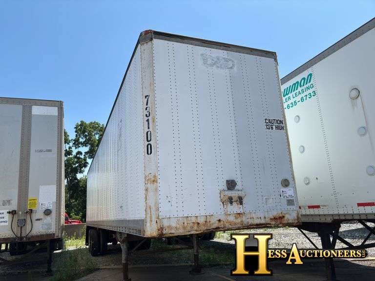 1980  BLACK DIAMOND  44'  VAN TRAILER, STORAGE ONLY