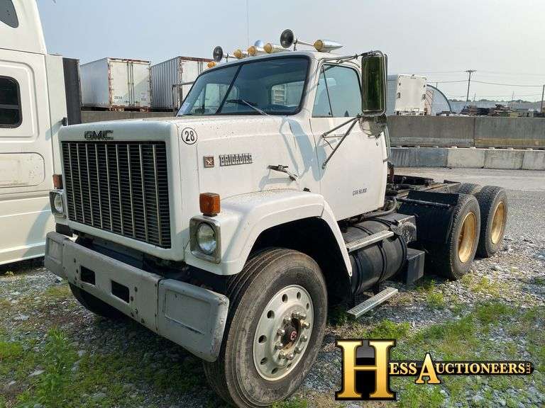 1986  GMC  BRIGADIER  T/A DAYCAB, NON-RUNNER