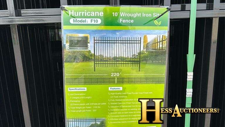 HURRICANE F10 FENCING