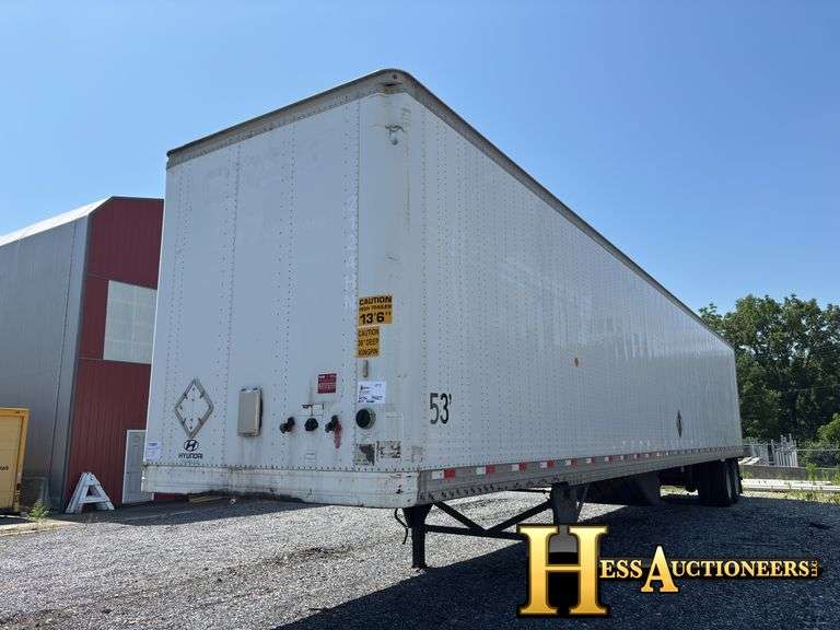 2014  HYUNDAI  V12530152-AJS  53'  VAN TRAILER