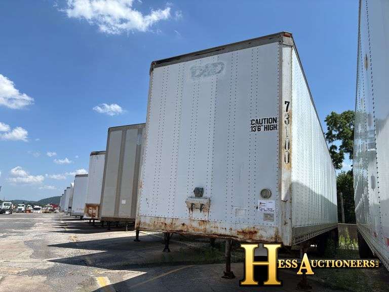 1980  BLACK DIAMOND  44'  VAN TRAILER, STORAGE ONLY
