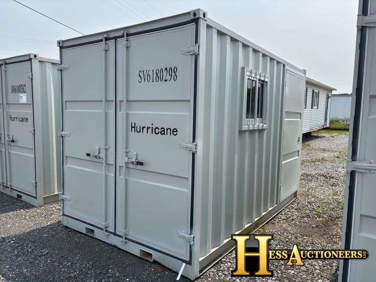 12'  HURRICANE   OFFICE/STORAGE CONTAINER