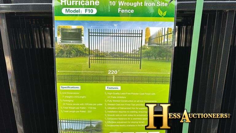 HURRICANE F10 FENCING