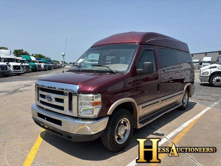 2008  FORD  E150 HIGH TOP CONVERSION V  PASSENGER VAN