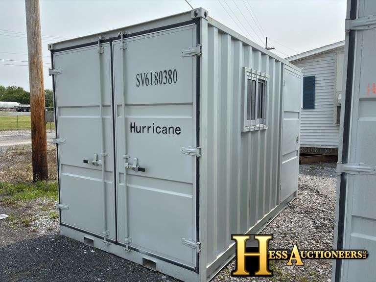 12'  HURRICANE   OFFICE/STORAGE CONTAINER