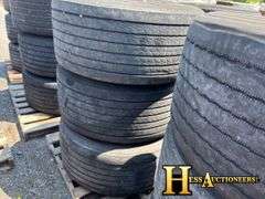 445/50R22.5  TIRES AND RIMS