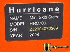 HURRICANE   HRC700  MINI COMPACT TRACK LOADER