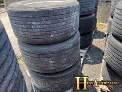 445/50R22.5  TIRES AND RIMS