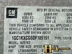 2013  CHEVROLET  2500HD  PICKUP