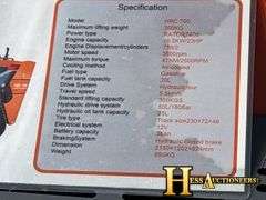 HURRICANE   HRC700  MINI COMPACT TRACK LOADER