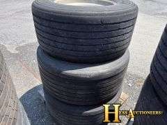 445/50R22.5  TIRES AND RIMS