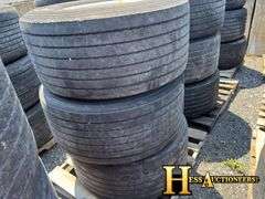445/50R22.5  TIRES AND RIMS