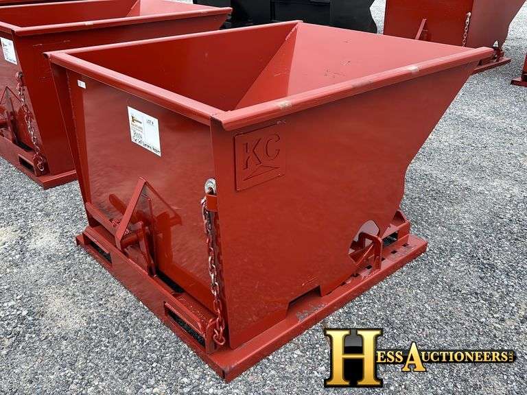 2025  1.5 CU YD  SELF DUMPING HOPPER  FORKLIFT ATTACHMENT