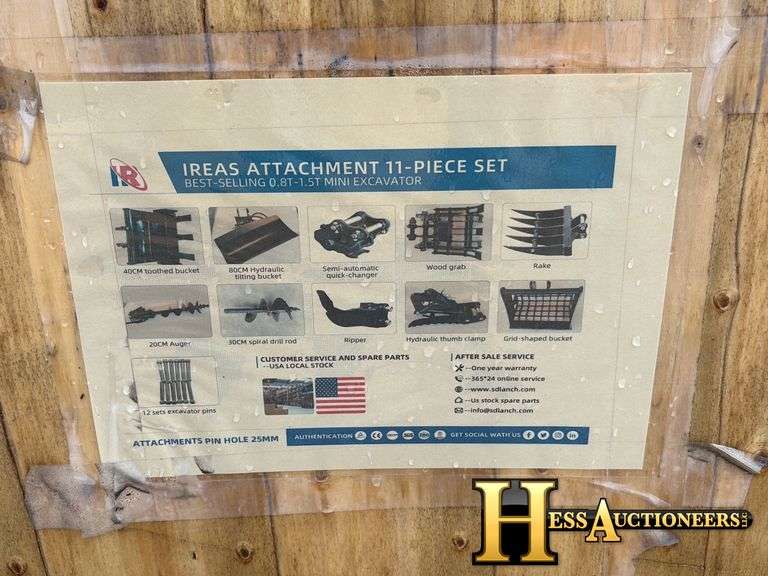 2025  IREA  MINI EXCAVATOR ACCESSORIES