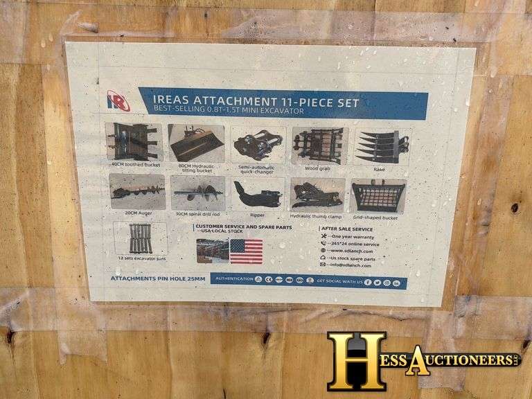 2025  IREA  MINI EXCAVATOR ACCESSORIES