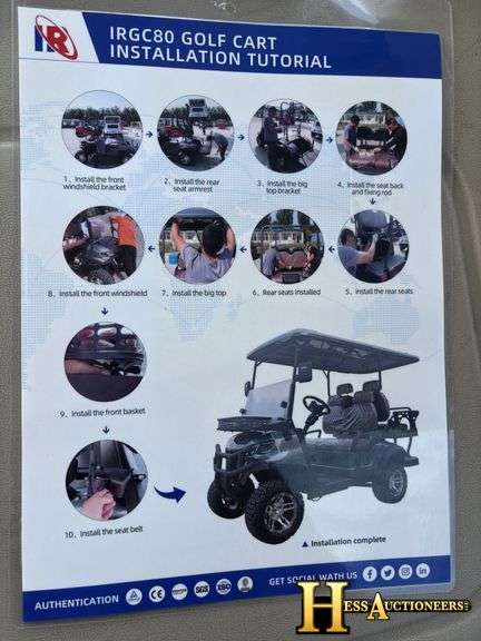 2025  IR  GOLF CART