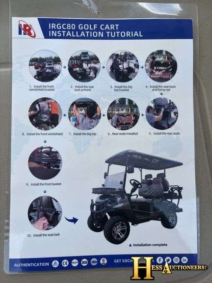 2025  IR  GOLF CART
