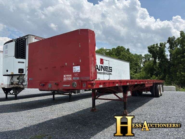 1988  DORSEY  45'  FLATBED TRAILER