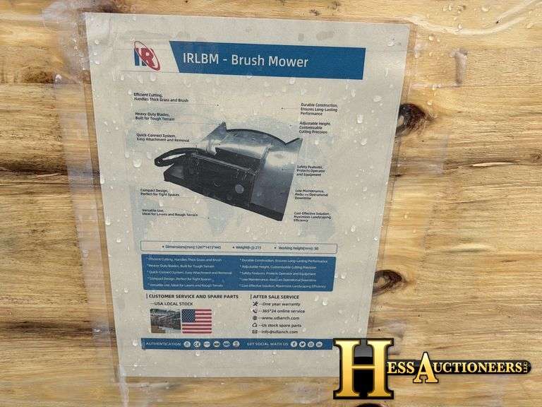 2025  BRUSH CUTTER  SKID STEER ATTACHMENT
