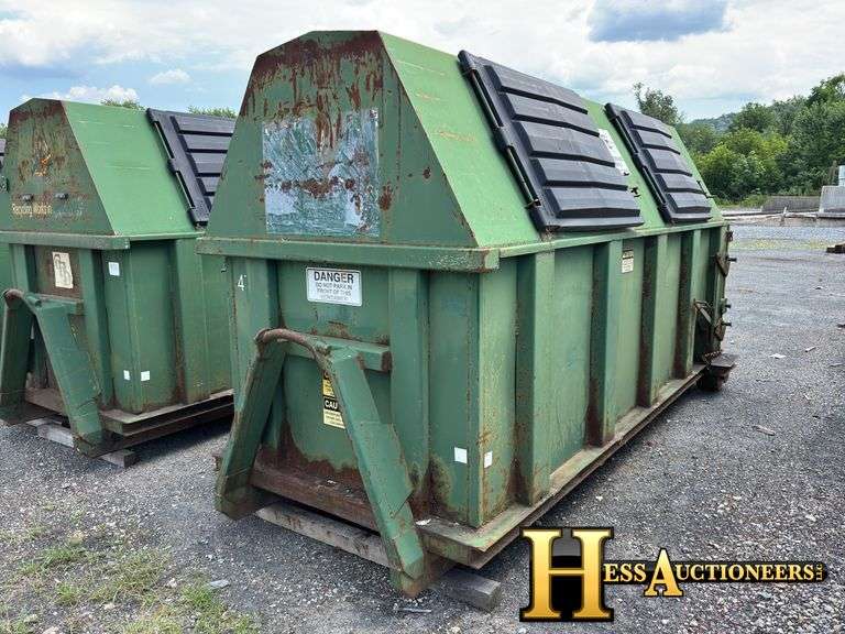 THOMPSON FABRICATION  12 CU YARD  HOOKLIFT  CONTAINER