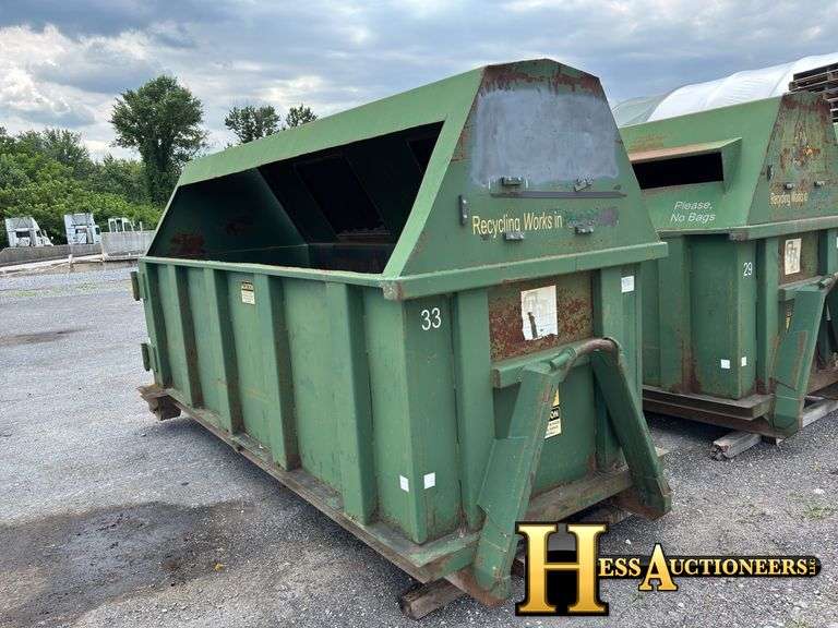 THOMPSON FABRICATION  12 CU YARD  HOOKLIFT  CONTAINER