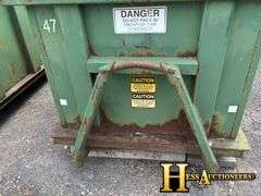 THOMPSON FABRICATION  12 CU YARD  HOOKLIFT  CONTAINER