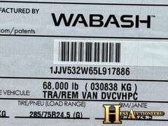 2005  WABASH  DVCVHPC  53'  VAN TRAILER