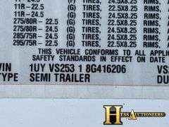 2008  UTILITY   VS2DX  53'  VAN TRAILER
