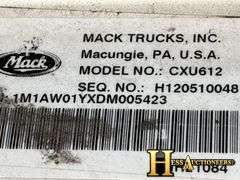 2013  MACK  CXU612  S/A DAYCAB
