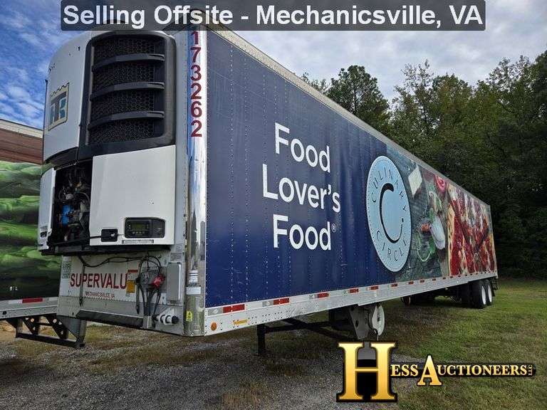 2017 UTILITY VSZRA 53' REEFER TRAILER