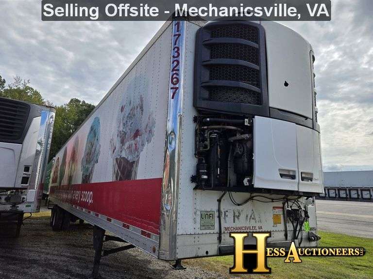 2017 UTILITY VSZRA 53' REEFER TRAILER