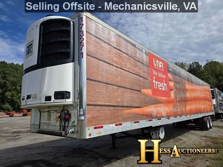 2017 UTILITY VSZRA 53' REEFER TRAILER