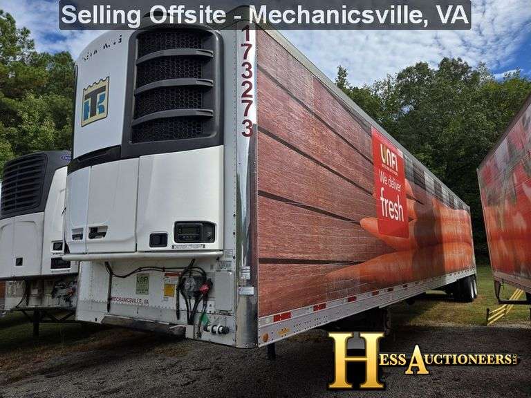 2017 UTILITY VSZRA 53' REEFER TRAILER