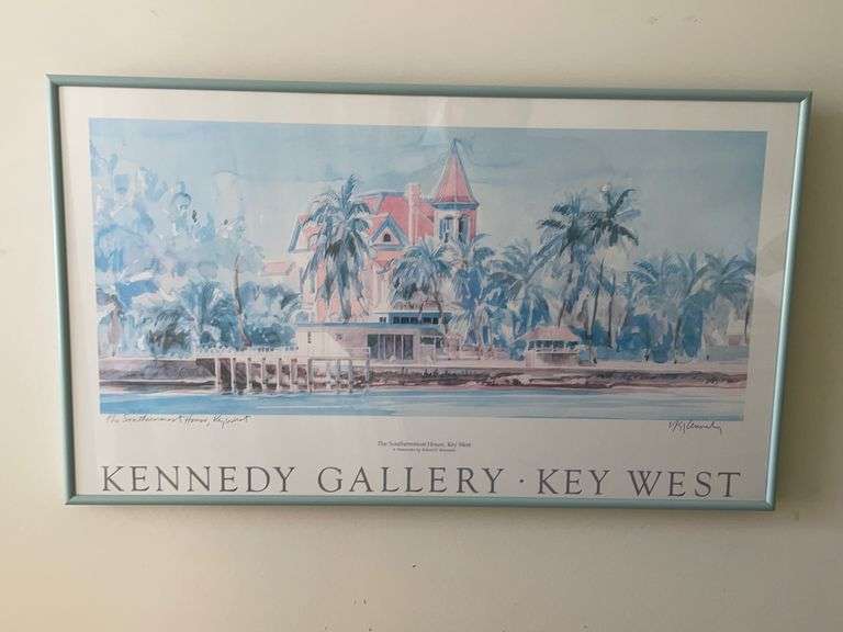 "The Southermost House, Key West" Framed Print