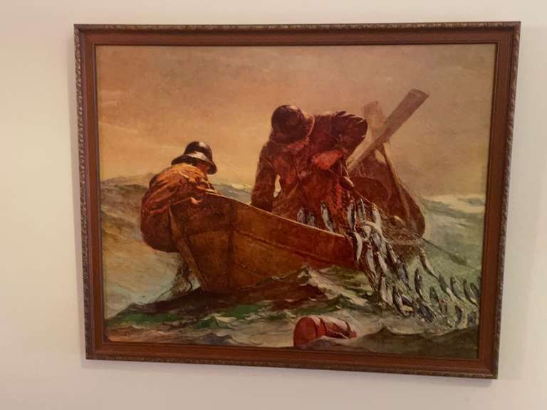 Fisherman Framed Print