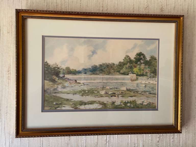 "Elkhorn Creek Dam" by Paul Sawyier