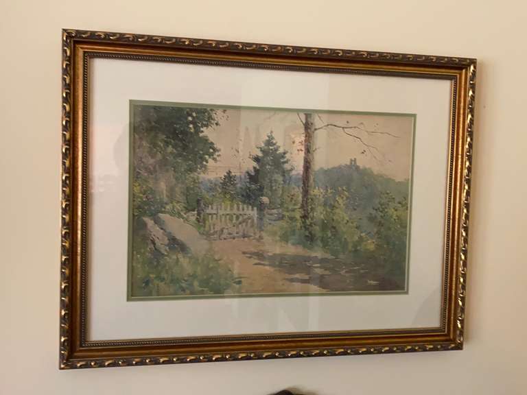 "Cliffside Road" by Paul Sawyier