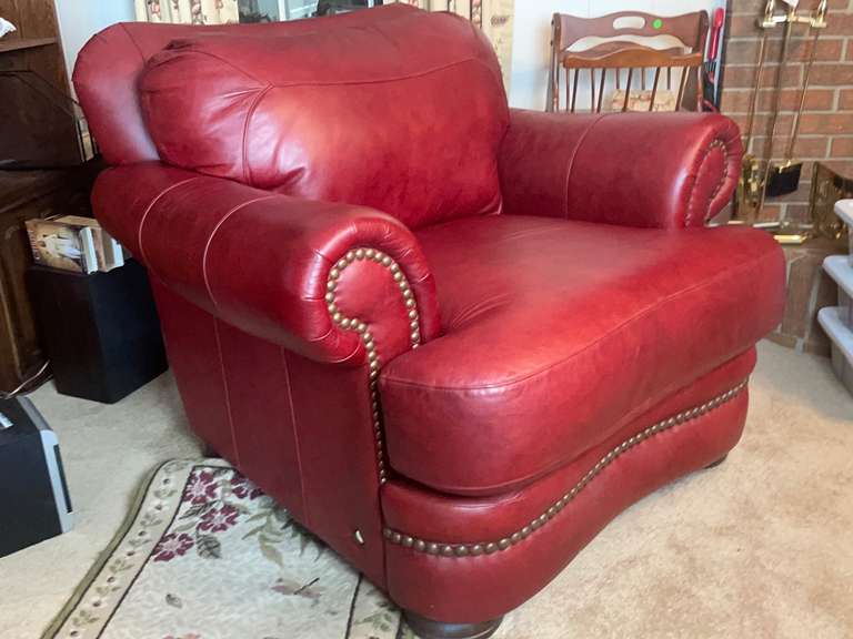 Oversized Leather Chair