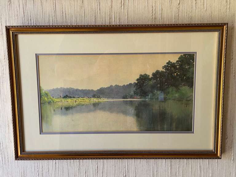 "North Frankfort" by Paul Sawyier