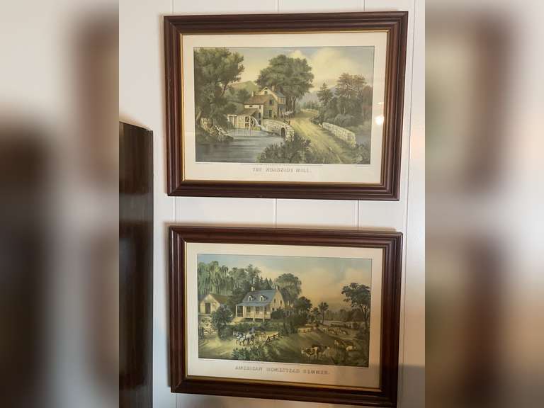 Pair of Vintage Framed Prints