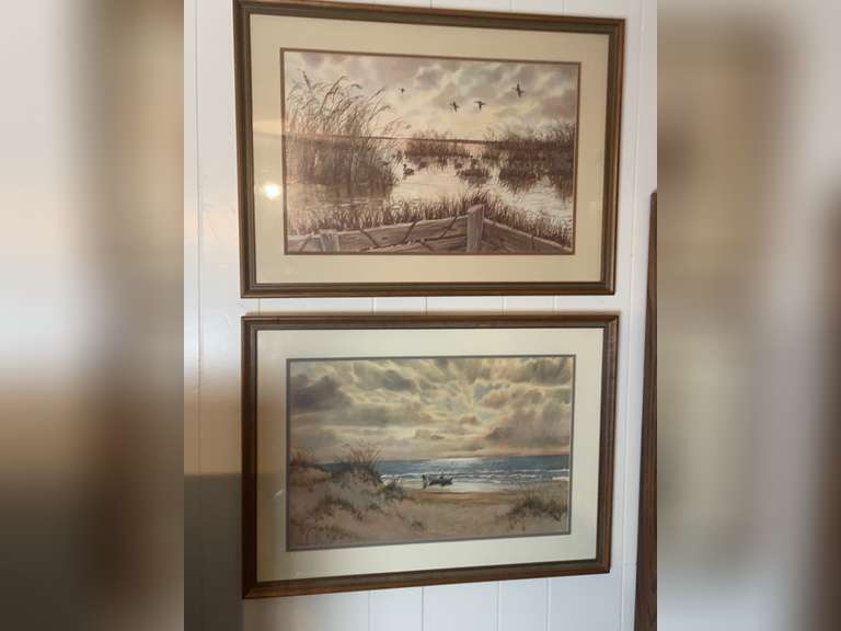 Pair of framed Prints Water Scenes