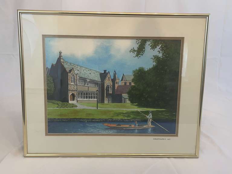 Christchurch, New Zealand framed print