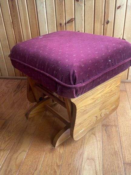 Wooden Rocking Ottoman