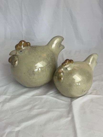 Ceramic Chickens