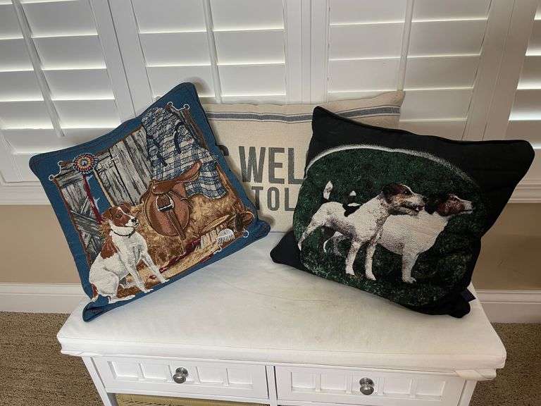 Assorted Canine Throw Pillows
